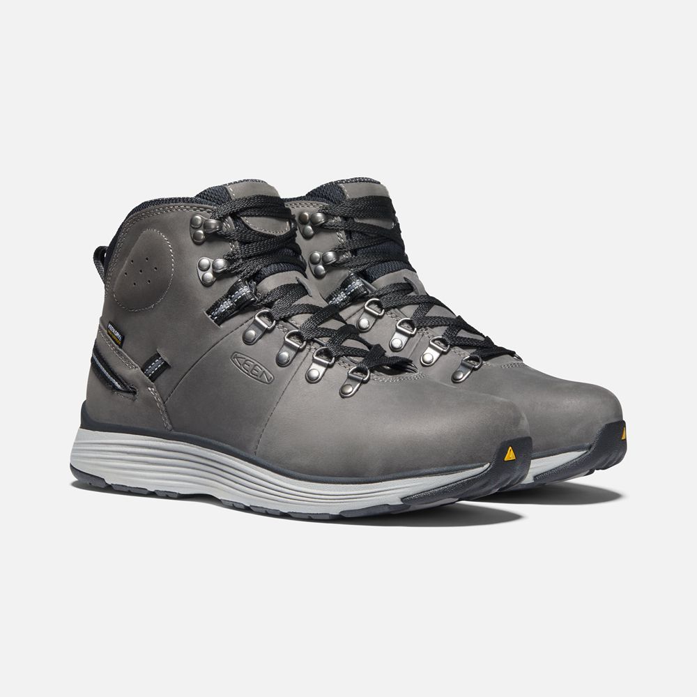 Botas de Trabajo Keen Mexico Grises - Hombre Manchester 6\" Wp (Aluminum Toe) - ZB0964583